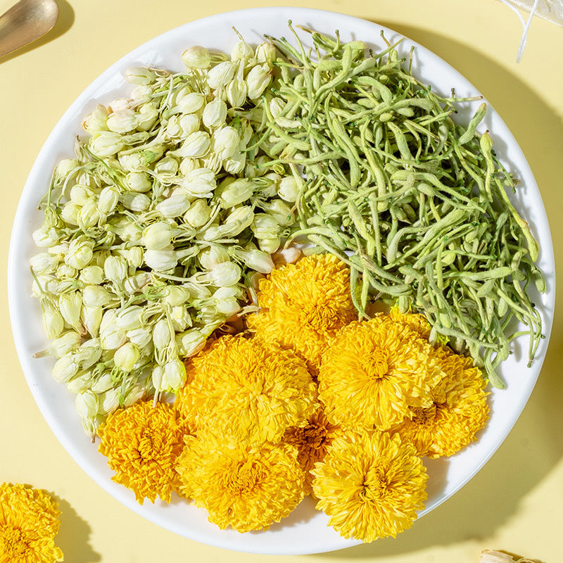 Jasmine Chrysanthemum And Gold Silver Flower Tea Bag Independent Set