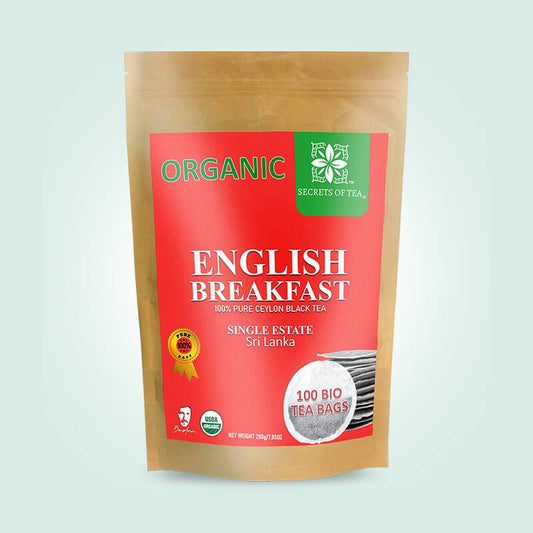 Organic English Breakfast Black Tea - Single Origin High Grade