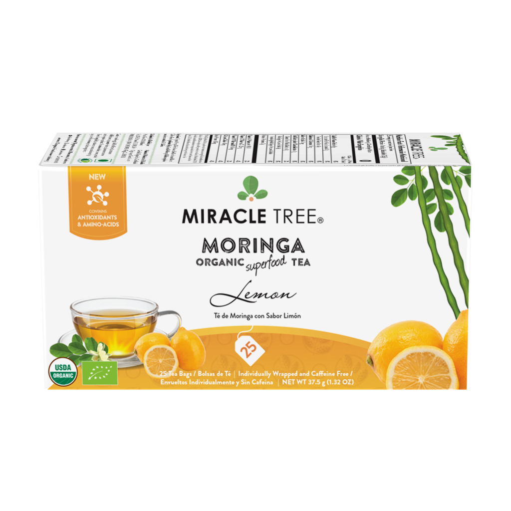 Miracle Tree's Organic Moringa Tea, Lemon