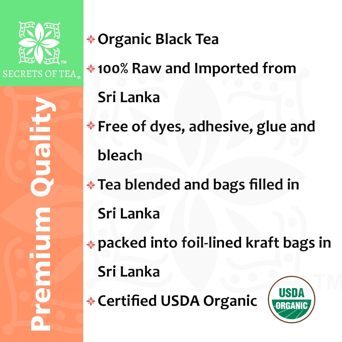 Organic English Breakfast Black Tea - Single Origin High Grade