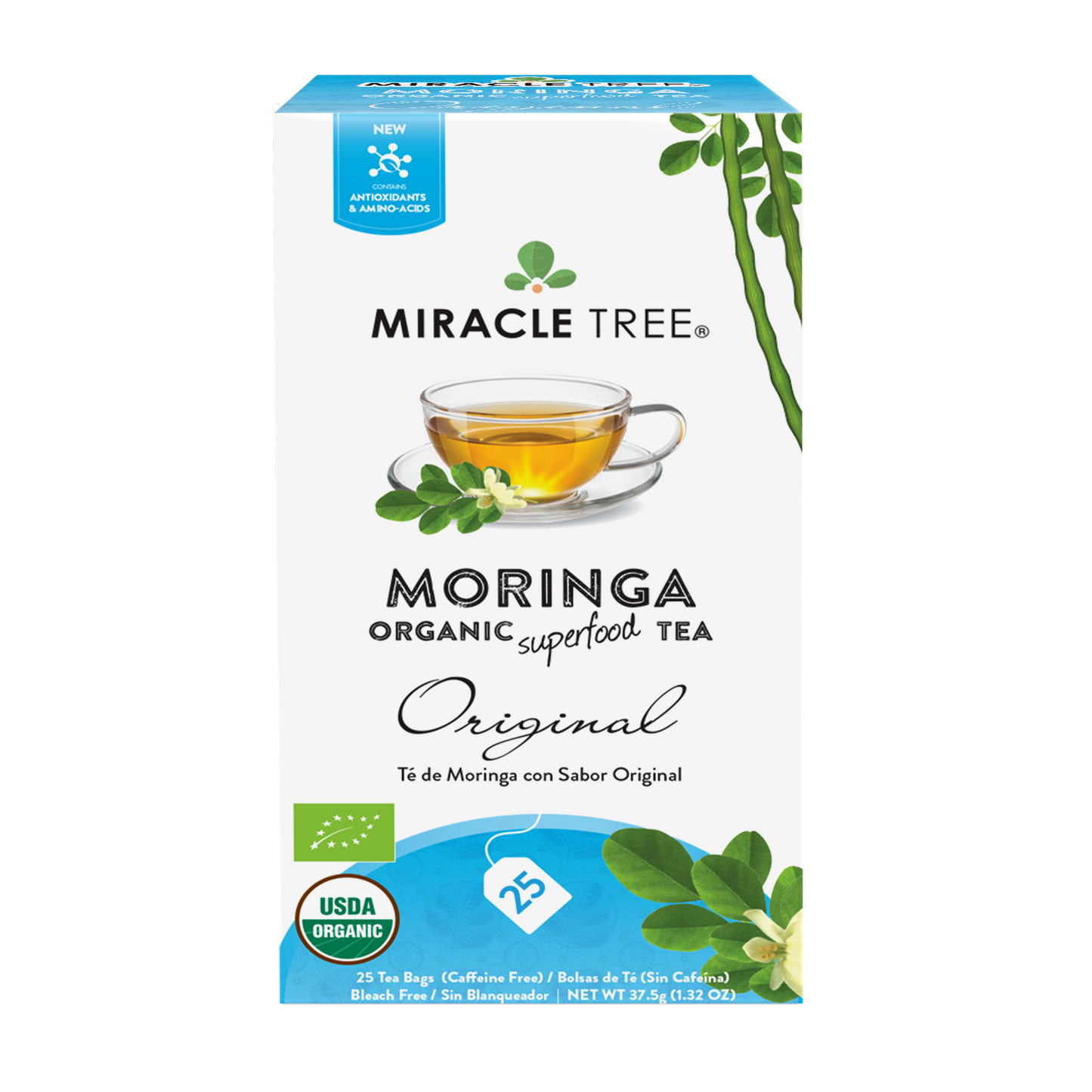 Miracle Tree's Organic Moringa Tea, Original