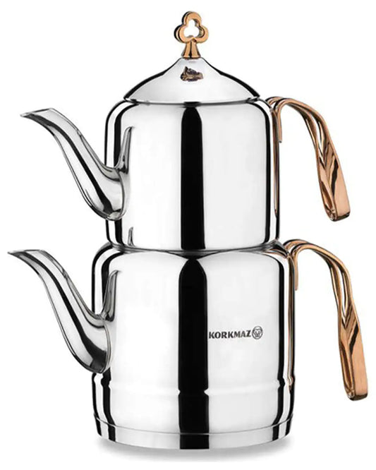 Korkmaz A213 Çintemani Tea Pot Rose Gold